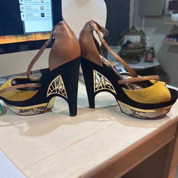 sam edelman size 6.5 wedge heel very comfortable - Picture 5 of 15